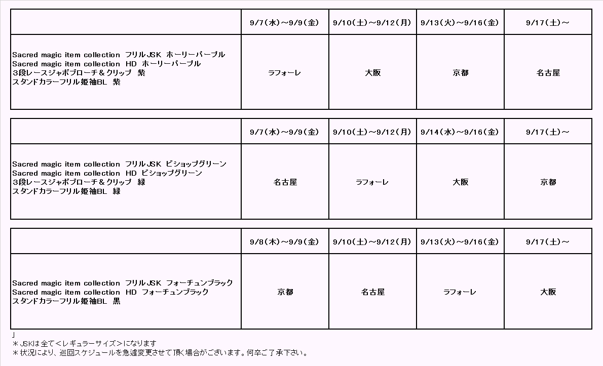 メタモルフォーゼ Sacred magic item collection Sacred Magic Item Collection | Metamorphose temps de fille